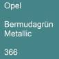 Preview: Opel, Bermudagrün Metallic, 366.